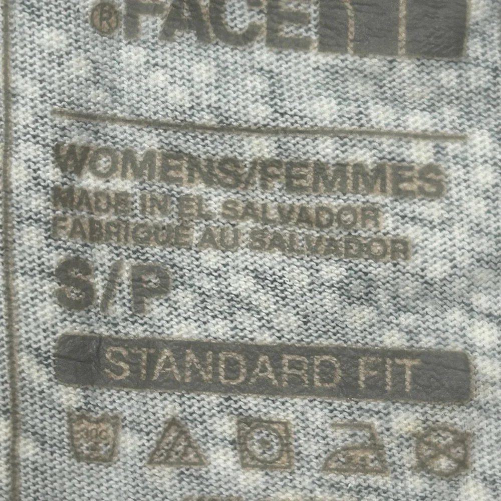 The North Face T-Shirt Tee Women's S Blue Crew Neck Short Sleeve Aztec Print REG